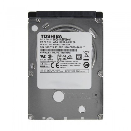 Toshiba 500GB 2.5 Inch SATA 5400RPM Notebook HDD